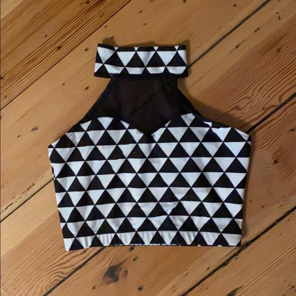 B&W Dance Top